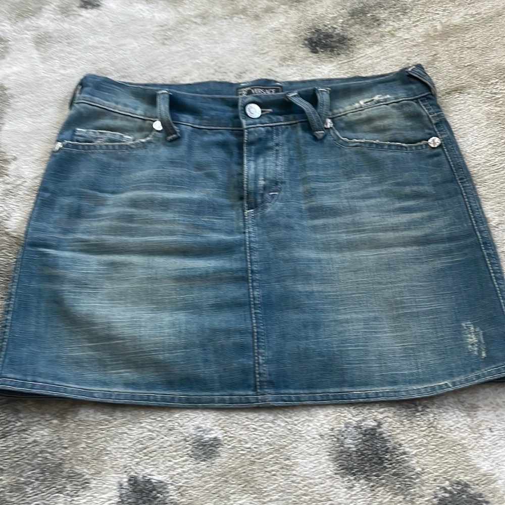Versace Couture Jean Skirt 💘